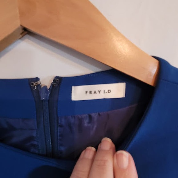 FRAY I.D. - Blue ruffle sleeve dress - size 1 - Picture 4 of 9